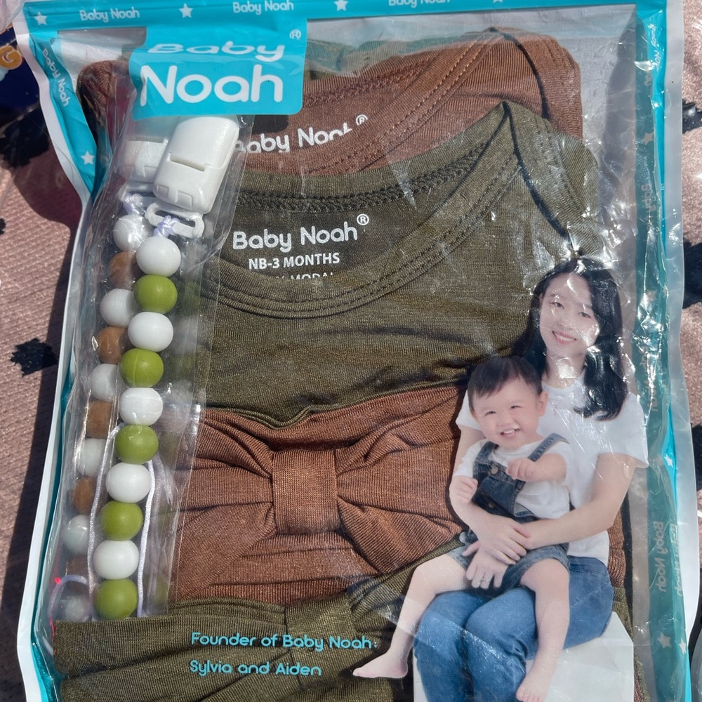 Brown and Green Outfit Set